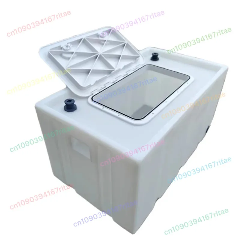 

Утолщенный пластиковый автомобиль для рыбалки на открытом воздухе, герметизация против перелива, ящик для живой рыбы, багажник, транспортное ведро для рыбы