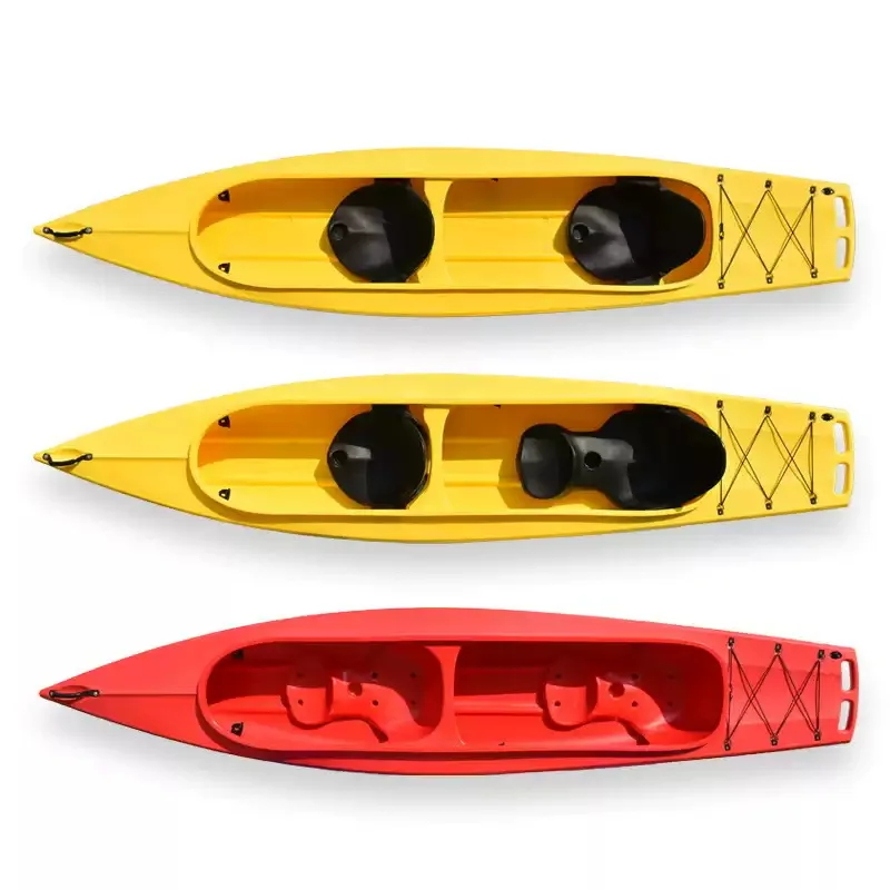 

Устойчивый одноместный океанский каяк для активного отдыха на природе с пластиковым сиденьем для серфинга и фитнеса