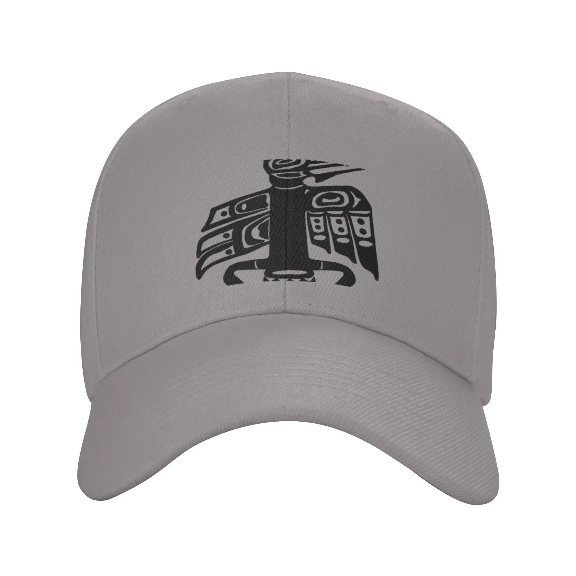Hot Sale Pacific Northwest Coast Indian-style Raven Baseball Cap  Plain Women Hat  Urban Commuting Women Hat