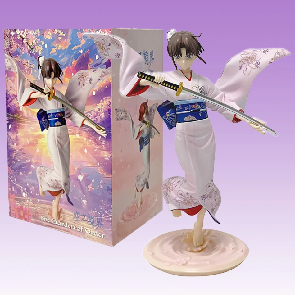 

New 20CM Action Decorations Cartoon Sky Realm Two Instruments Kimono Pretty Girl Hand Model Collection Ornaments Landscape Gifts