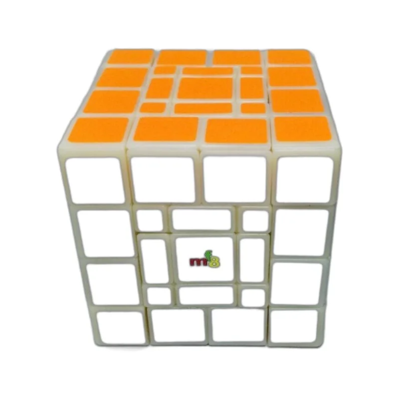 Serie MF8 SuperCube, cubo lleno Boss 4X4X4, tres piezas, color Natural, forma especial, juguetes educativos de alta gama, Fidget Toys