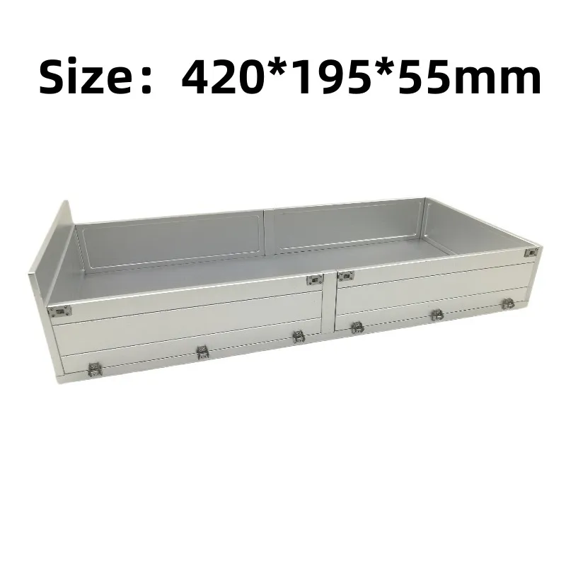 Metal CNC Heavy Cargo Bucket Container Box for Tamiya 1/14 RC Truck SCA ACTROS MAN VOLVO AROCS 1/14 Trailer Upgrade Parts