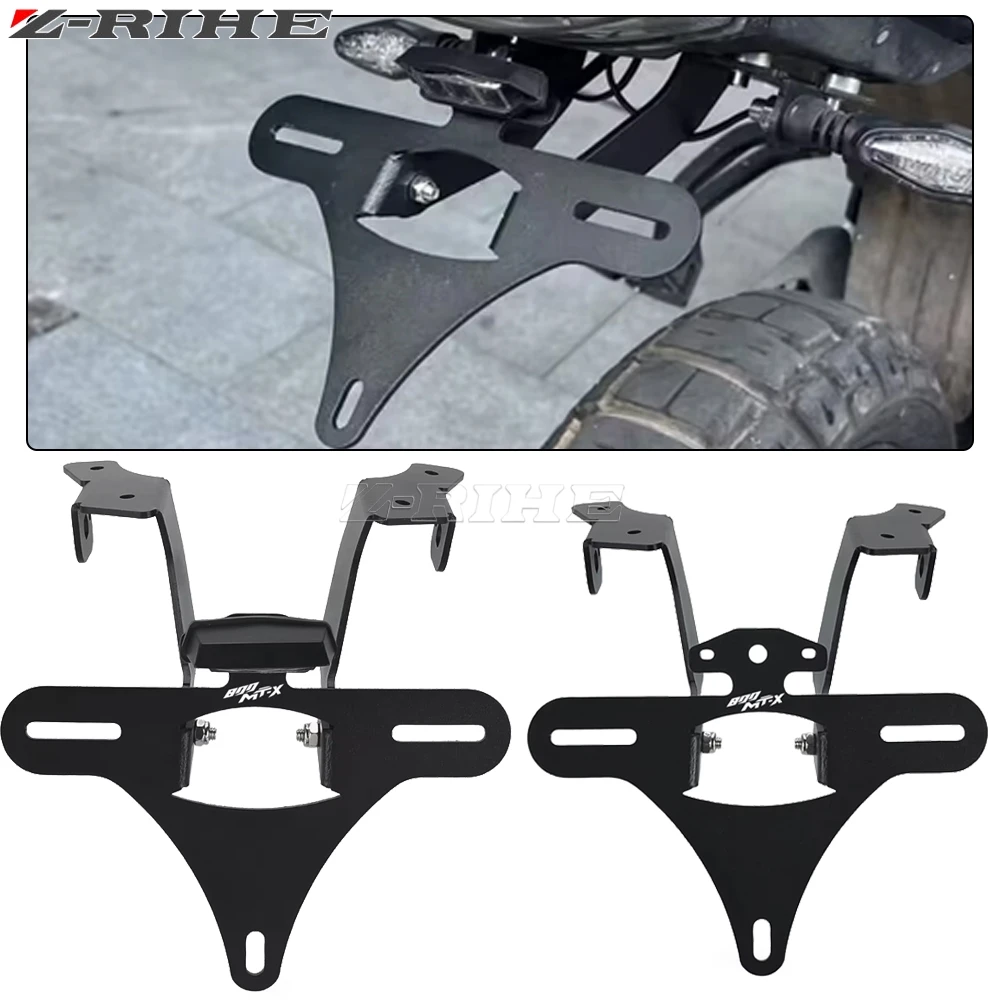 

2025 Motorcycle Aluminum License Plate Holder Fender Eliminator Tail Frame Plate For CFMOTO CF MOTO 800 MTX 800MT-X MT 2024 2026