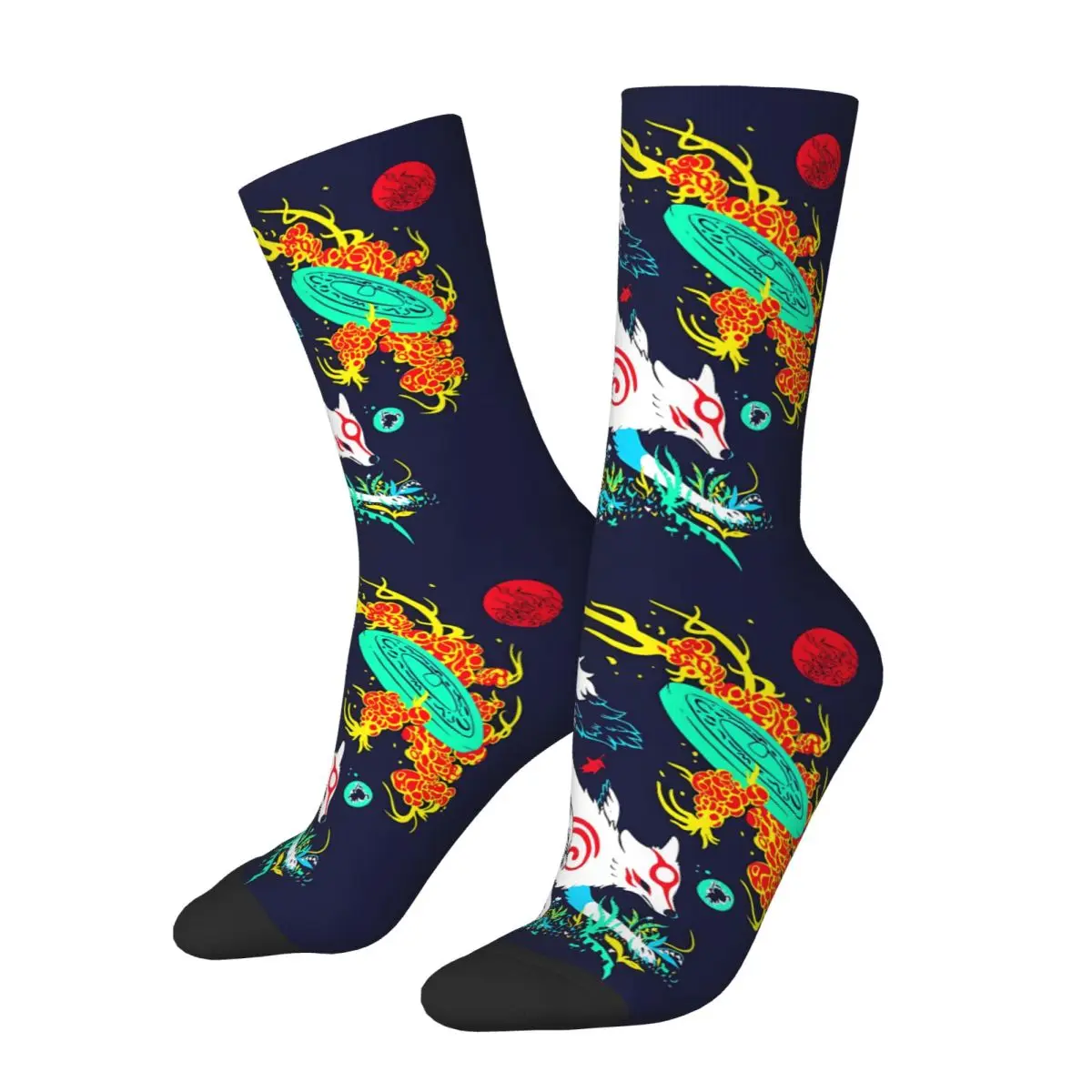 Kami Of The Rising Sun Sock Printed Man Polyester