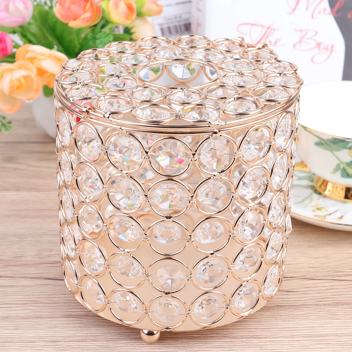 

Tissue Box Napkin Storage Container Glass European Style Home Hotel Bar Cafe Bathroom Car Office Modern Design Easy Open Close