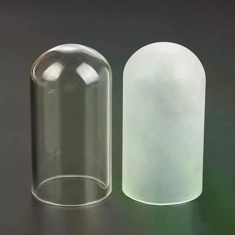 Tubular G9 Glass Cover Threaded Neck Lamp Shade Replacement Parts Sturdy Glass Protectant Tube Frost Cover For G9 Bulb