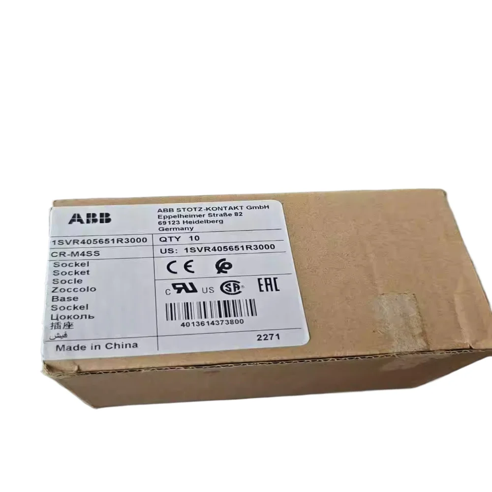 

2 PCS ABB CR Intermediate Relay 10095970 CR-M4LS 1SVR405651R3100 1SVR405612R3000