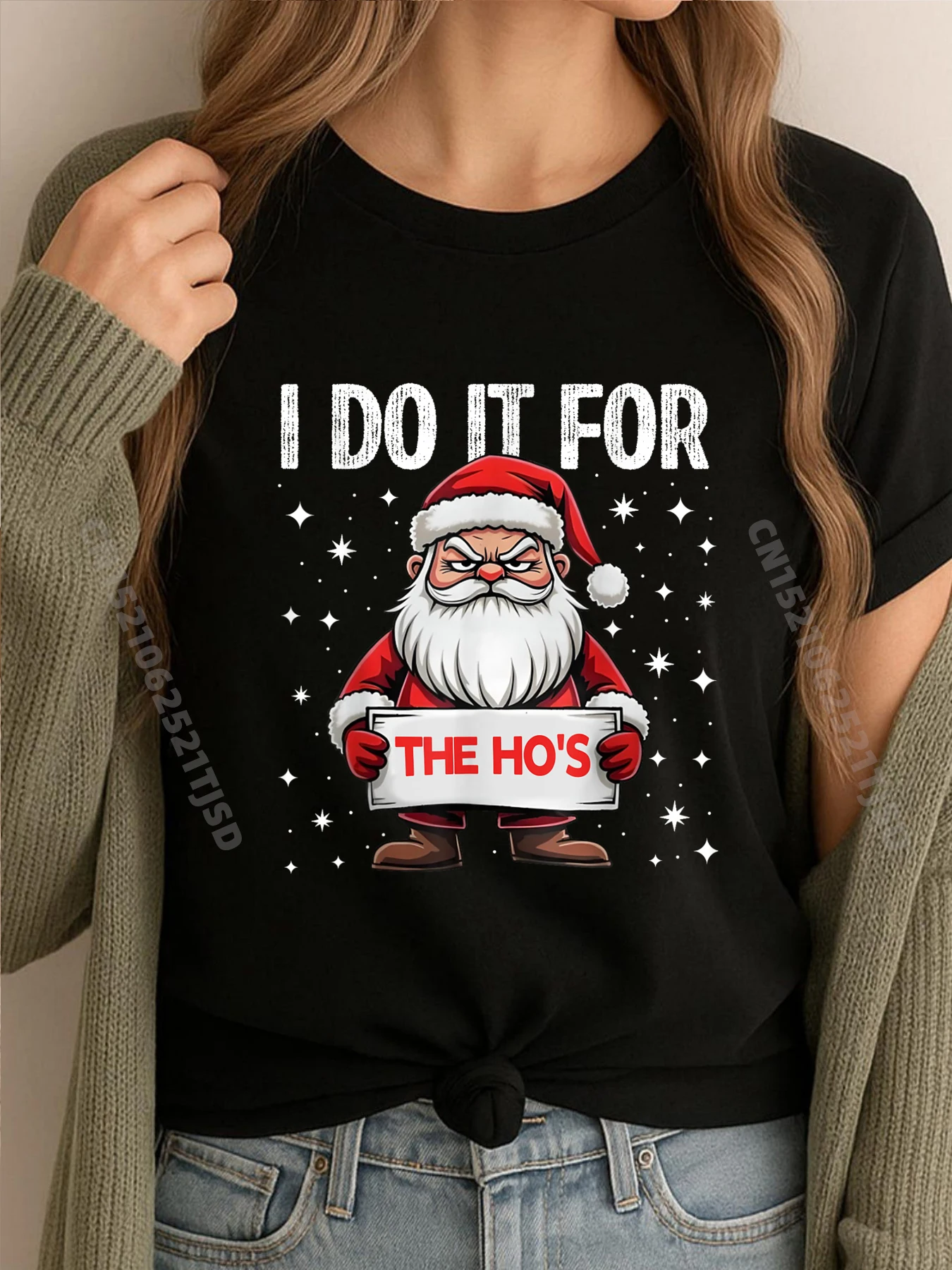 

Я делаю это для Хо, необычная рождественская шутка-мем, роскошная одежда, уличная одежда, женские фигурки