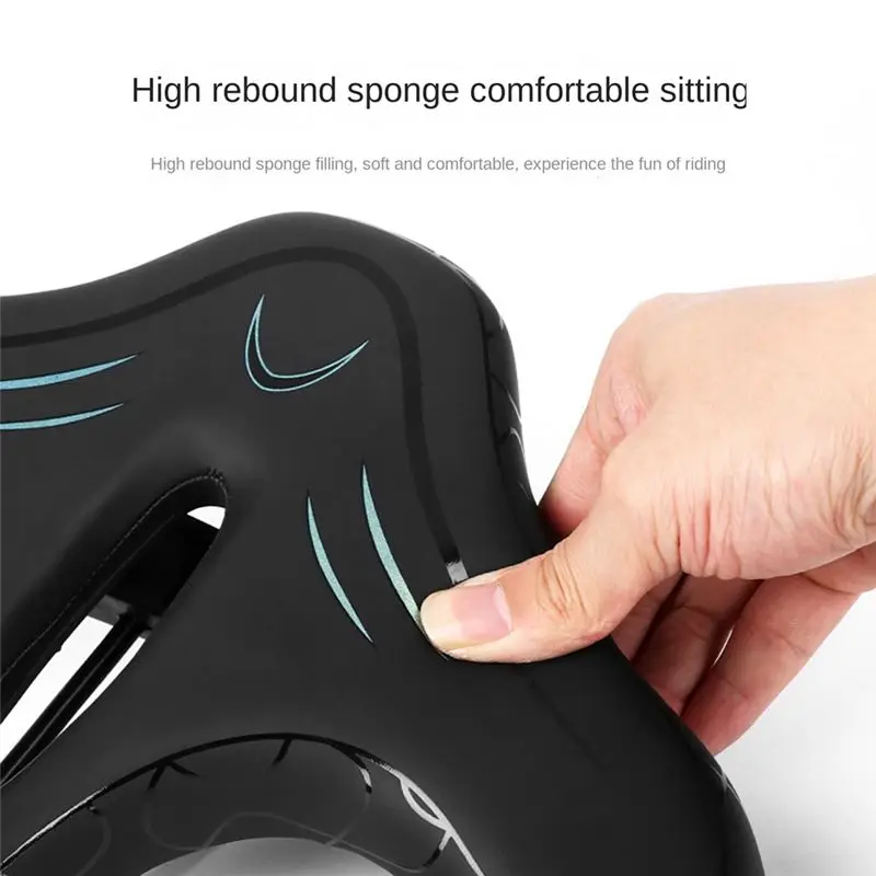 

Велосипедное седло для атлетов: расширенное, высокоэластичное, комфортное, амортизирующее, полое, дышащее сиденье для езды