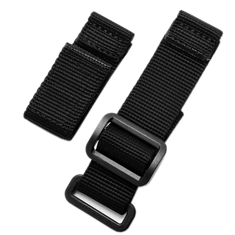 Nylon Watch Strap for Seiko Panerai Bibo Waterproof Sweat-Proof Hook and Loop Fastener Watchband Accessories 22 24mm Wristband