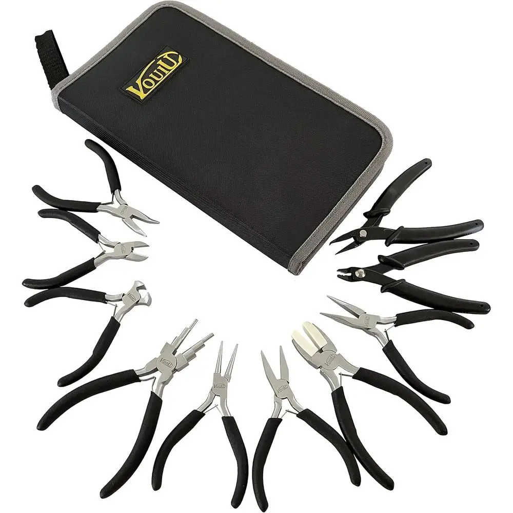 

10-Piece Professional Pliers Set for Precision Work