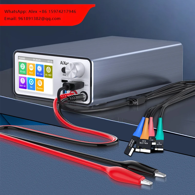 

Aixun P2408S: Новый комплексный инструмент для калибровки аккумуляторов и других функций, предназначенный для обслуживания мобильных телефонов.