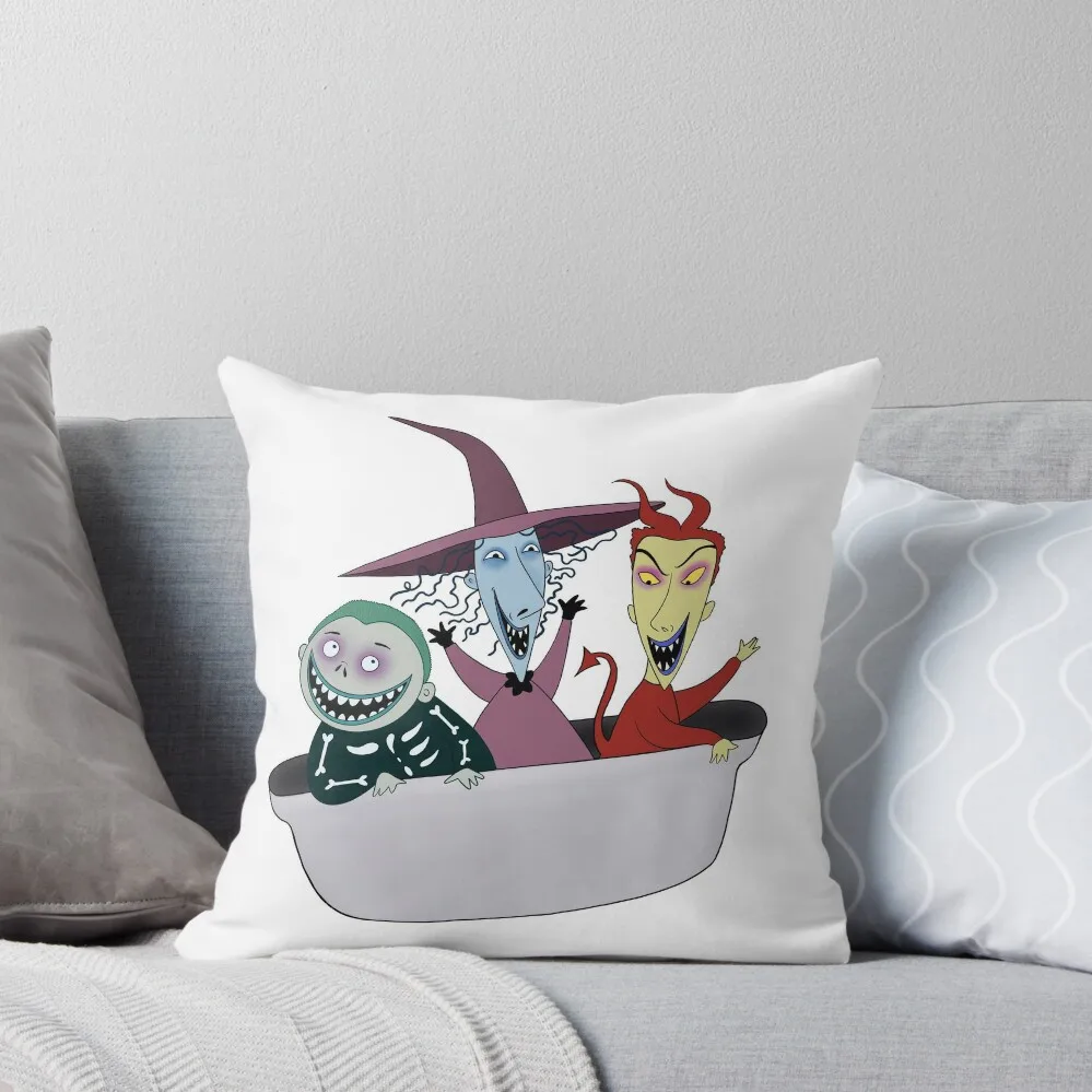 

Lock, Shock, and Barrel Throw Pillow anime girl bed pillows pillow pillowcase Pillow Case Christmas