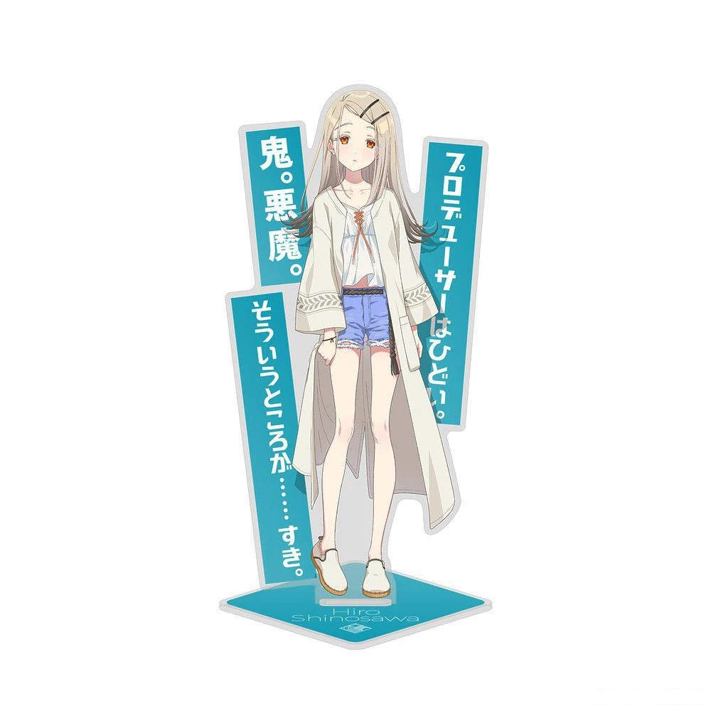 Anime Peripheral Store The Idolm@ster Yukino Aihara Rina Fujimoto Tsukasa Kiryu Acrylic Stand Desktop Decor Fans Gifts About15cm