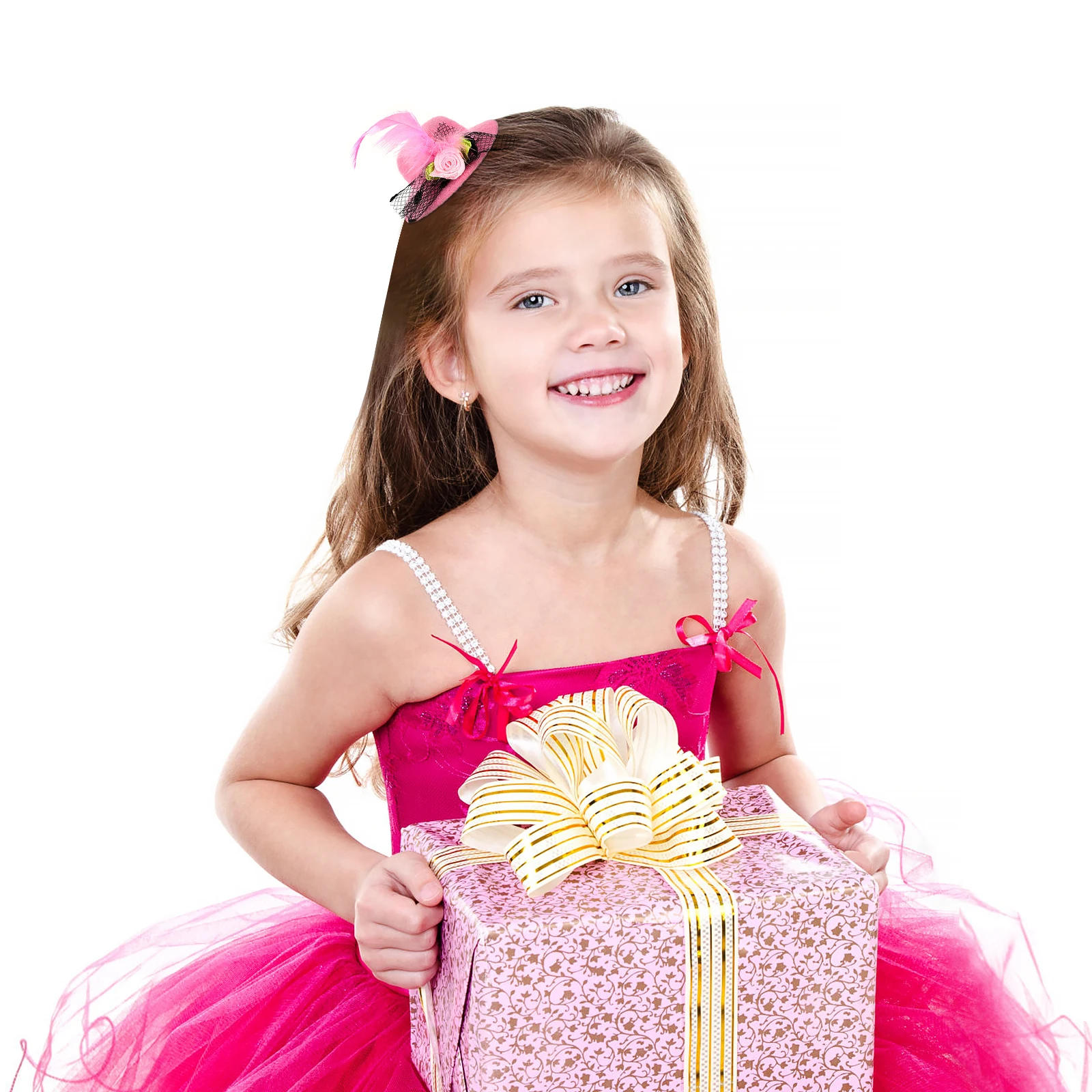 

Mini Hat Hair Clips Kids Girls Toddler Barrettes Small Hats Hair Accessories Party Wedding Christmas Daily Life Decorations