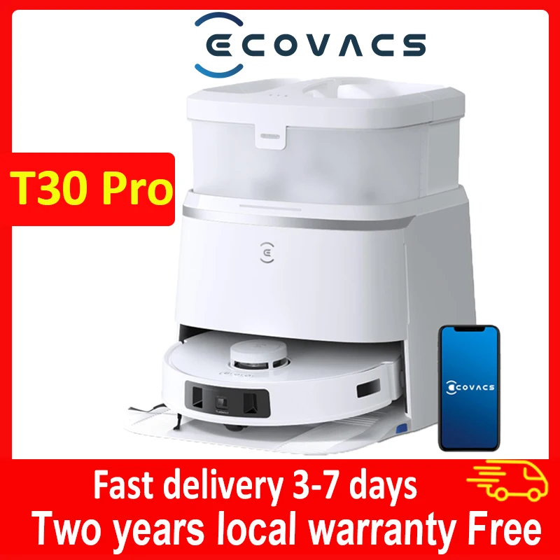Roboter Staubsauger ecovacs t30 pro, x2, t20e, n20 pro plus Vakuum und mop11000pa Tierhaar