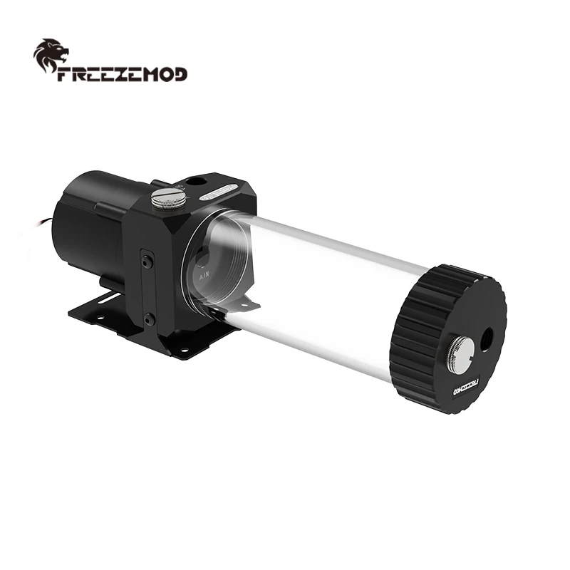 FREEZEMOD PUB-SR1000 Integrated Water Cooling Pump Reservoir 11m Lift 1400L/H Flow Rate 12-24V DC for PC Liquid Cooling System