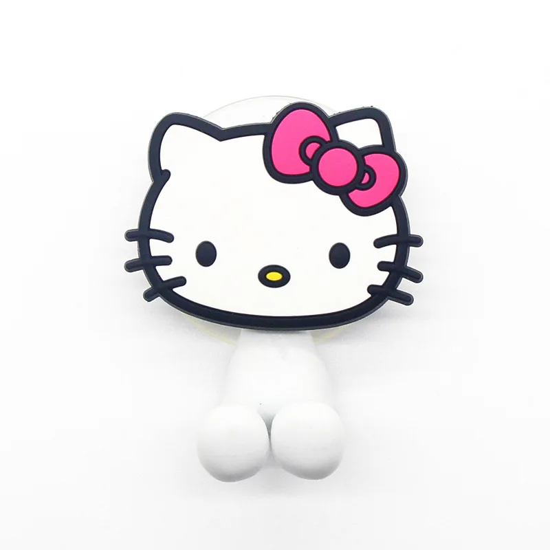 Porte-brosse à dents Sanurgente pour enfants, Hello Kitty Melody Toys, figurine d'anime, étagère murale de dessin animé pour la cuisine, décoration d'intérieur