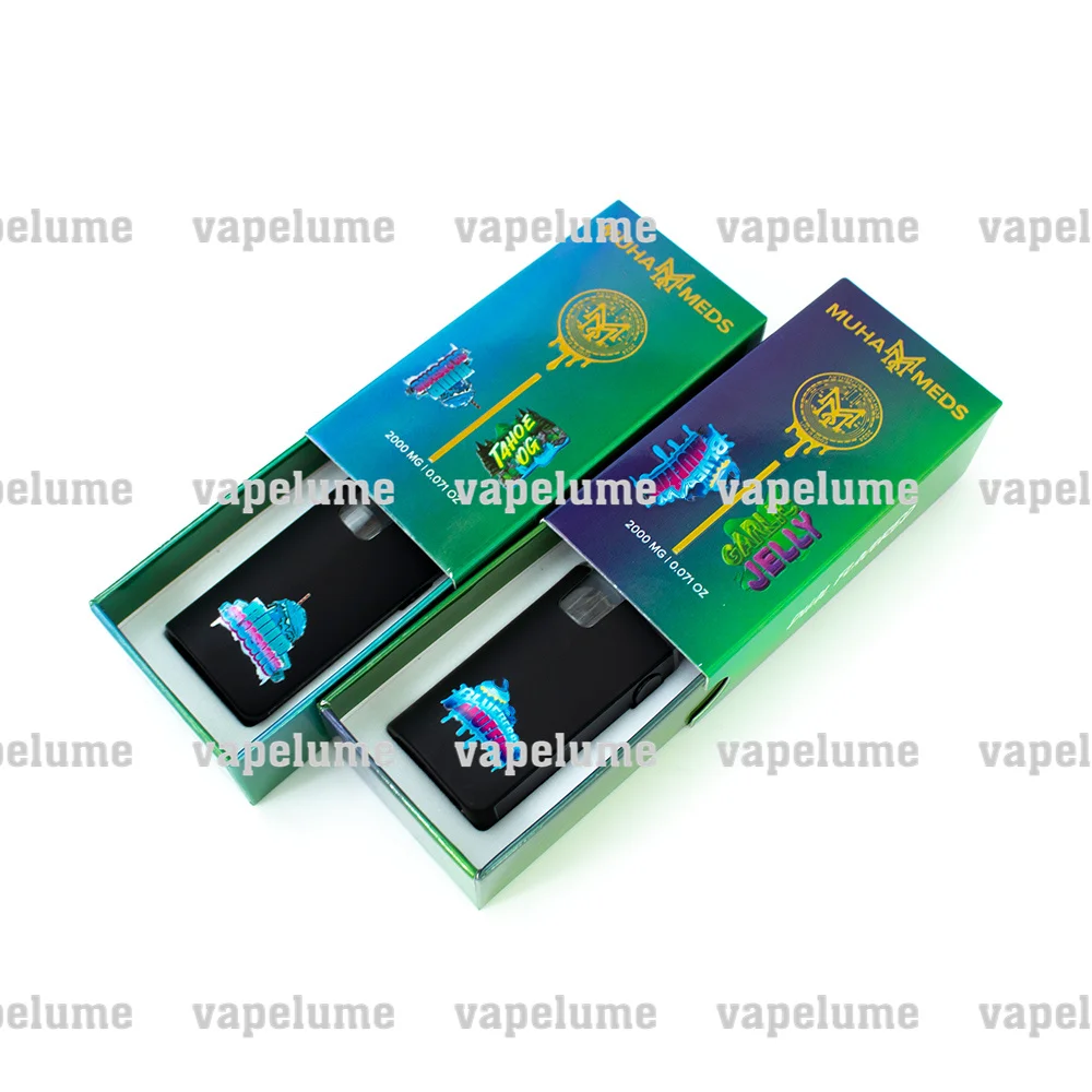 2000mg cigarro eletrônico duplo espaço vape caixa mod carrinho recarregável máquina kit muhamed 2in1