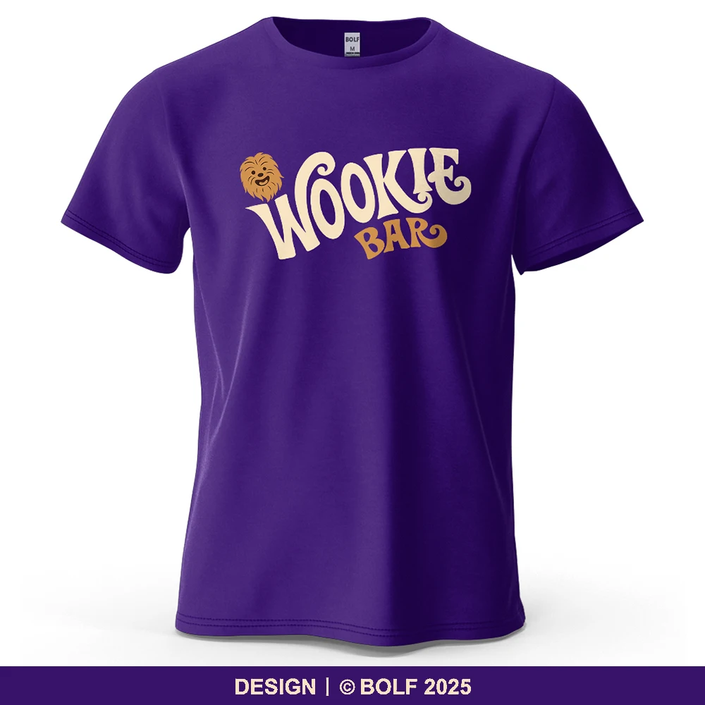 Wookie BAR Lustiges bedrucktes Herren-T-Shirt aus 100 % Baumwolle, übergroße Party-Grafik-T-Shirts für Damen, Tops, T-Shirts, Streetwear