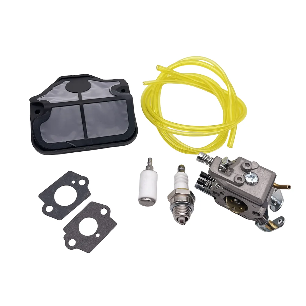 High quality Carburetor Gasket Air Filter Spark Plug Kit for Husqvarna 36 41 136 137 141 142 Chainsaw Zama C1Q-W29E Carb tool