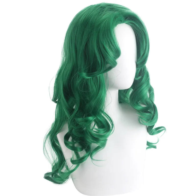 Synthetic Cosplay Wig Long Wavy Middle Part Anime Style for Sailor Inspired Haruka-Michiru Character, Party Costume, Heat