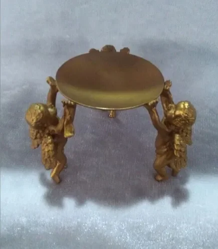 

Home Decorated Handwork Brass Carving 3 Angels statue The Candle Holder/ Candlestick