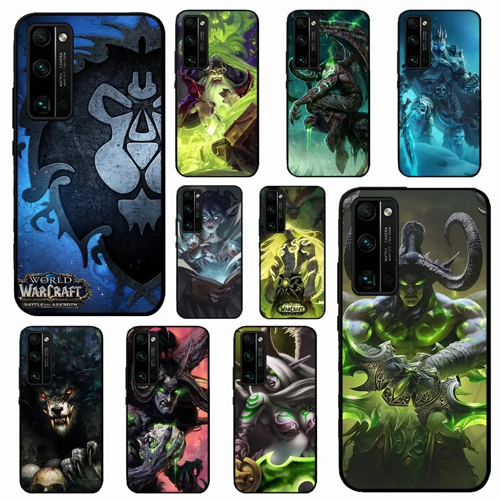 

World Of Warcraft Phone Case For Huawei Honor 10 Lite 9 20 7A 9X 30 50 60 70 Pro Plus Soft Silicone Cover