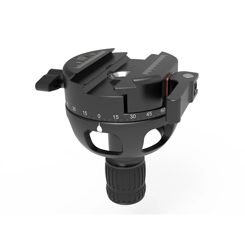 OBO -02 Professional 360 Degree Adjustable Aluminum Alloy Mini Ball Head Leveling for V880 V899 V990L Carbon Camera Accessory