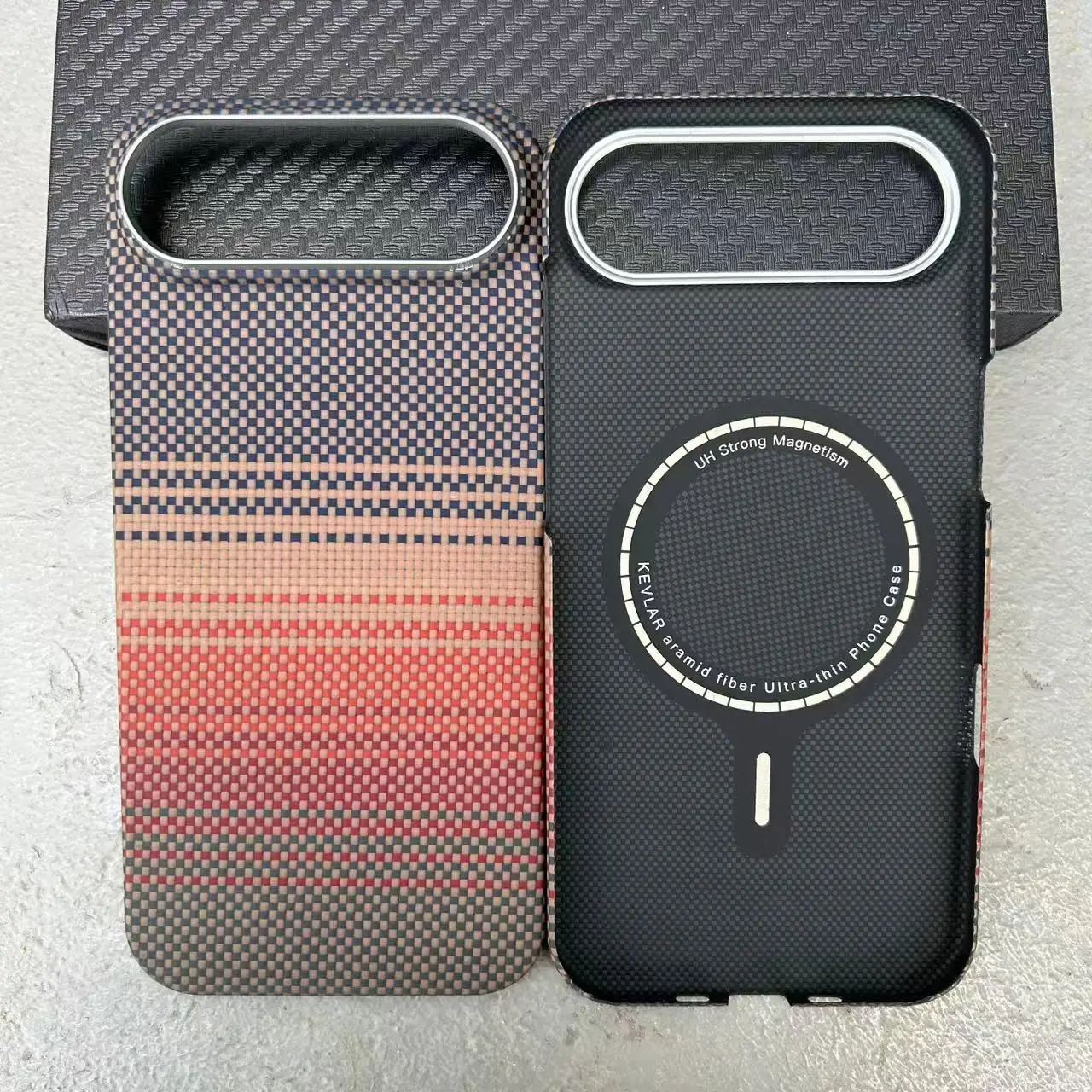 

Магнитный чехол из углеродного волокна Magsafe для IPhone 17 Pro Max, защитный чехол из углеродного волокна для объектива, чехол из арамидного волокна для IPhone 17 Pro