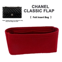 Felt Inner Purse Fits for CF Classic Flap Insert Organizer Bag Handbag Shaper Women's Handbag Travel Bag in Bag
