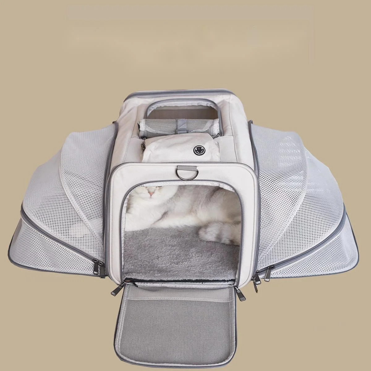 

Pet Carriers Bag Portable Breathable Foldable Bag Cat Dog Carrier Bags Safety Zippers Outgoing Outdoor Travel Pets Cats Handbag