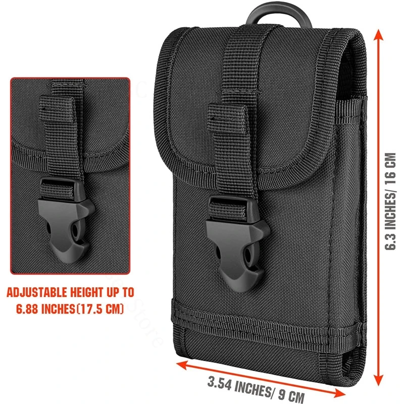 

Tactical Buckle Phone Case For Asus ROG Phone 9 FE 8 Pro Waist Phone Pouch Rog Phone 9 Pro 8 7 6D 5 5s Pro 3 Strix Belt Bag Capa
