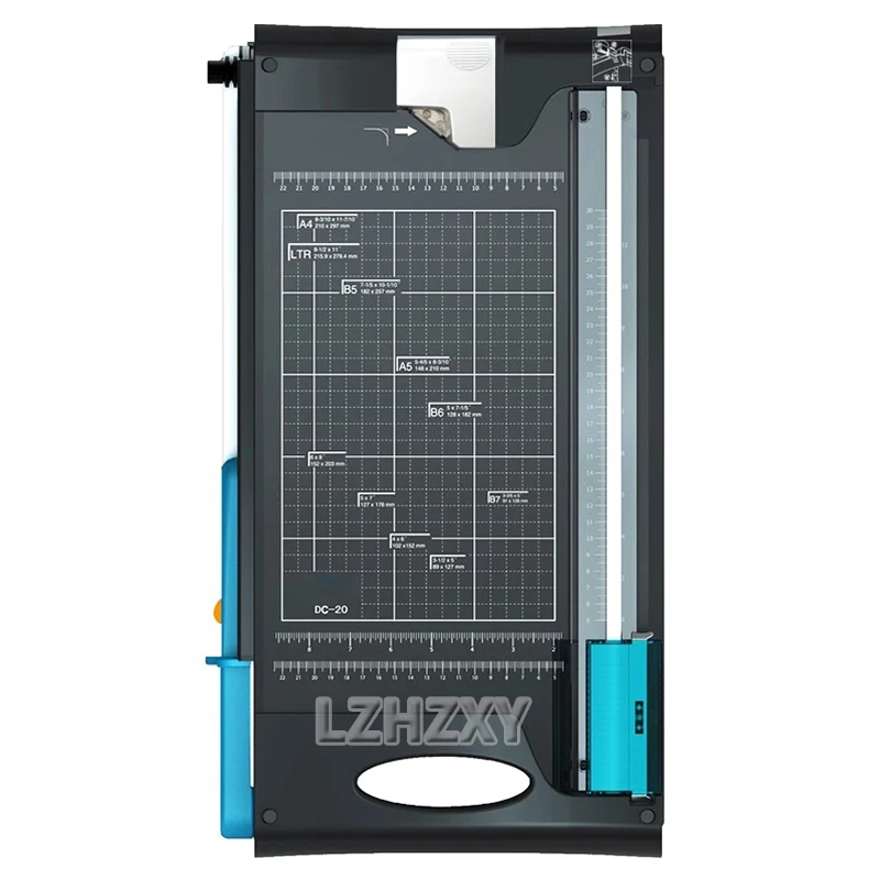 

Мини-Триммер для бумаги, Гильотинный Резак, длина резки A4, настольная машина для резки бумаги с безопасной головкой резака, офисные аксессуары