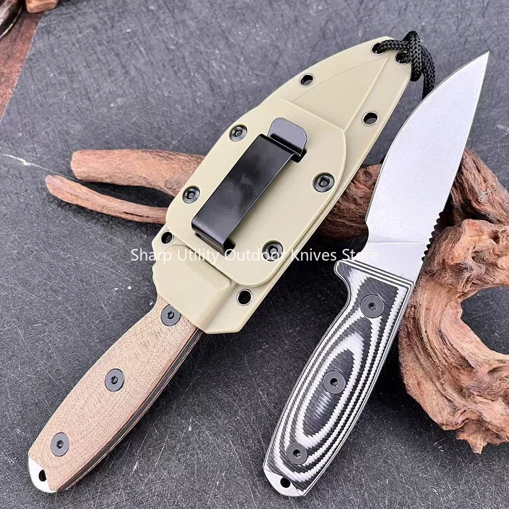 

Уличный охотничий нож 9Cr18Mov Blade Многофункциональный дикая природа Самооборона Кемпинг Туризм Утилита Инструменты Мужские карманные ножи