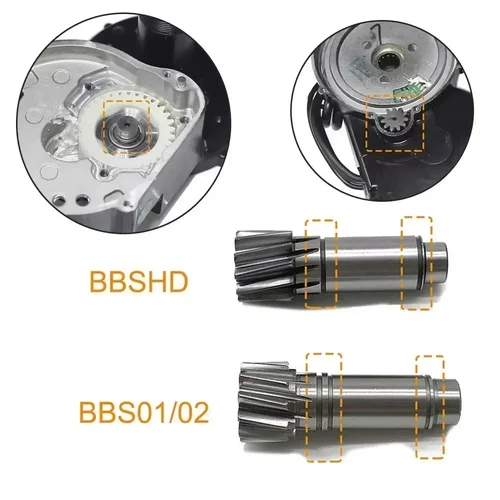 Imagen 2 del producto Bafang Mid Drive BBS01/02 BBSHD piezas de nailon engranaje piñón embrague junta sello de aceite