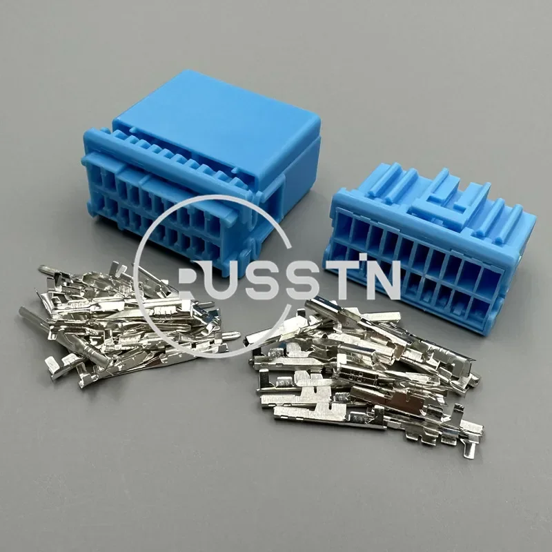 1 Set 20 Pin MX5-A-20P-C MX5-A-20S-C Car CD Player Power Speaker Socket AC Assembly Audio Auto Connector For Honda Buick