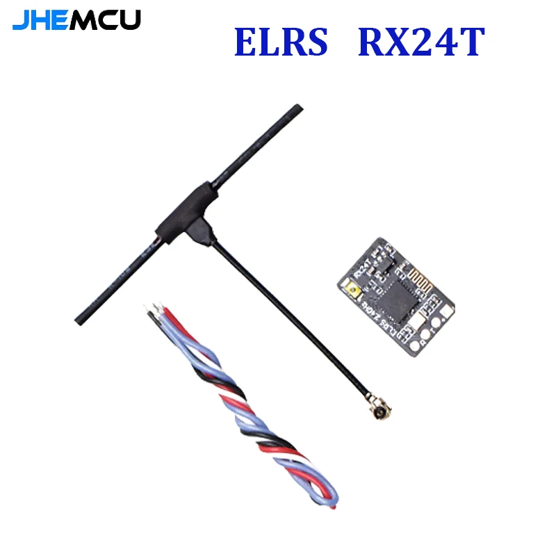 

JHEMCU ExpressLRS RX24T 2,4G ELRS радиоприемник Nano дальнего действия для FPV гоночных беспилотных летательных аппаратов DIY LR4 LR5