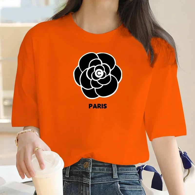 2024 wiosenny nowa drukowana damski T-shirt Street Y2KT T-shirt letni wzór moda damska T-shirt damski T-shi