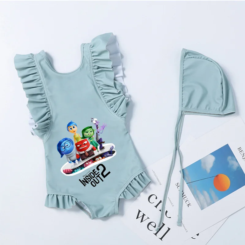 Bañador de dibujos animados para bebé, ropa de baño de una pieza, traje de baño para niño y niña, camisas para surfear, ropa de playa