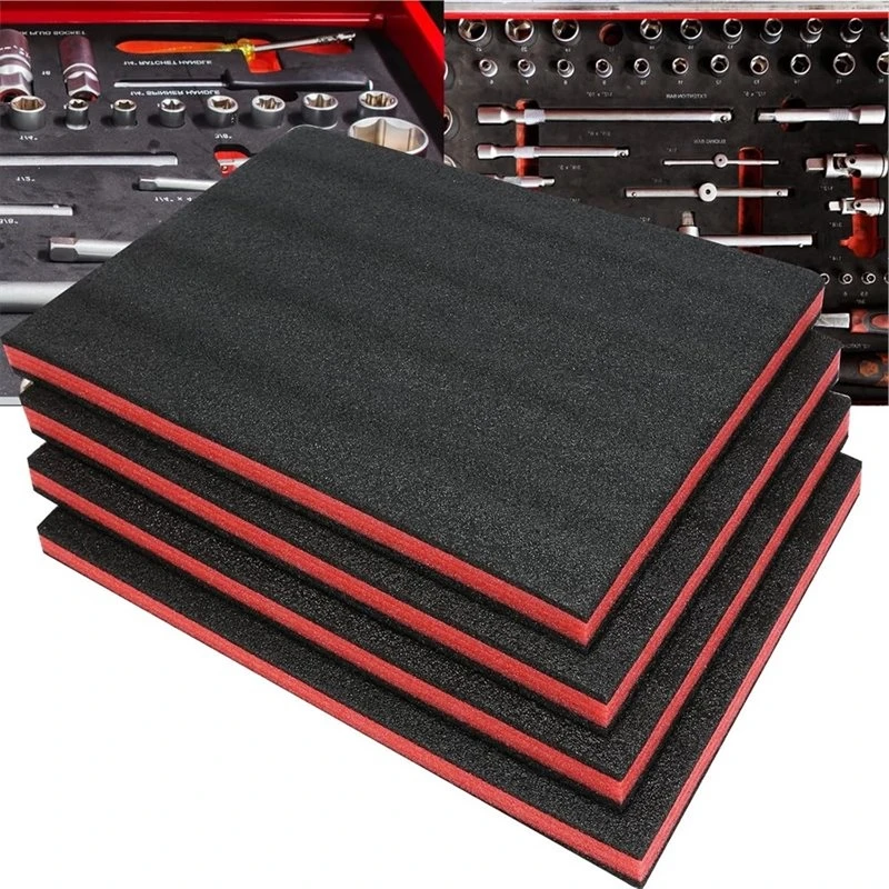 ABEZ For Cases For Tool Box Foam Inserts 4 Pack 17.7 X 12 X 1 Inch Storage Sheets For Toolbox