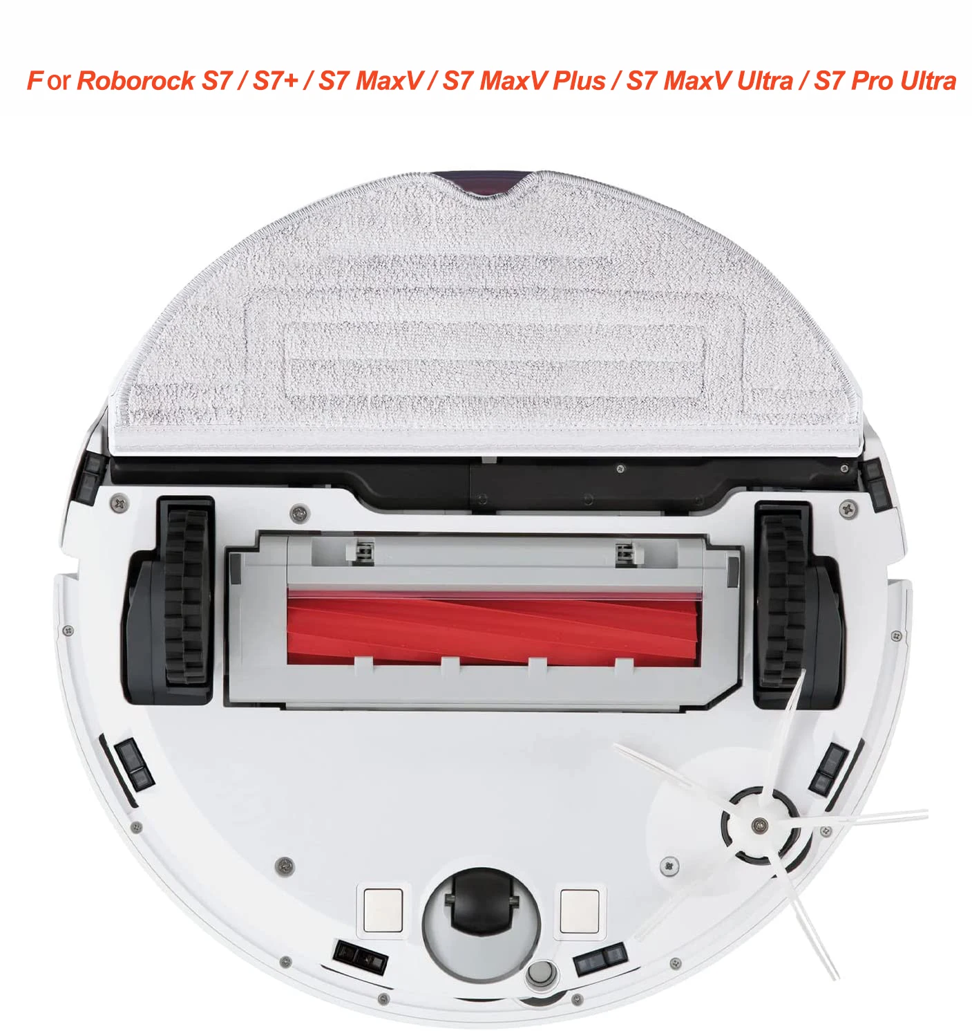 الأصلي ممسحة الملابس المضادة للبكتيريا المماسح ل Roborock S7 MaxV / S7 MaxV زائد/S7 MaxV الترا/برو الترا/S7/S7 + روبوت الأنظف