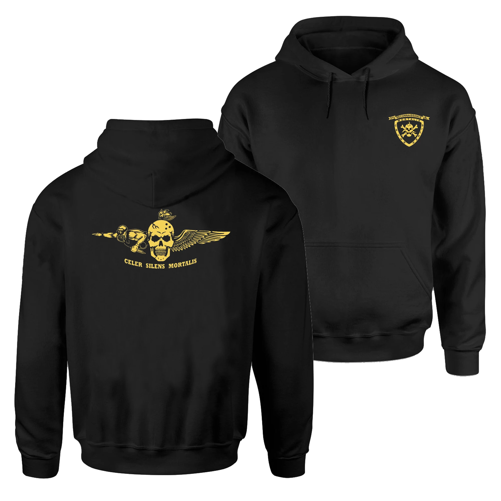 

US Marine Corps 3rd Recon Battalion Unit Pullover Hoodie New 100% Cotton Comfortable Casual Mens Sweatshirt Fashion Streetwear