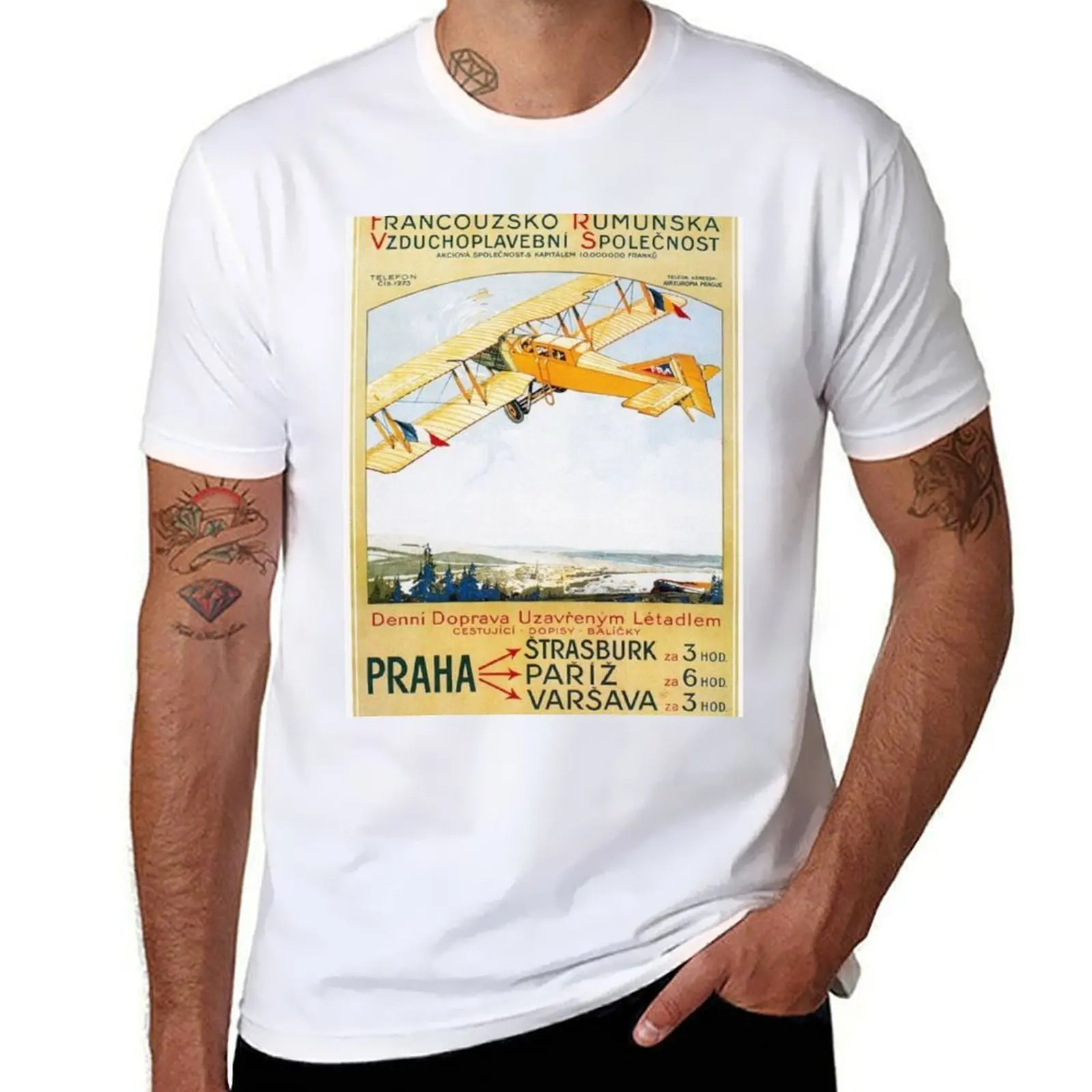 

Force t man pack fit Era slim WW1 for man cotton Poster shirts t Air shirt t shirt T-Shirt French for