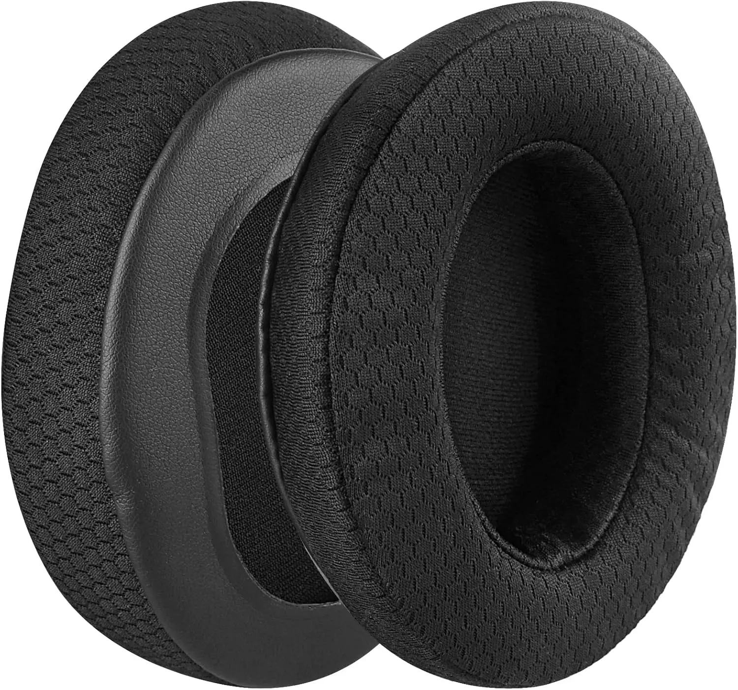 Comfort Extra Thick Mesh Fabric Replacement Ear Pads for ATH M50X, M50XBT, M60X, M50XBT2, M50, M40X, M30, M20, M10 Headphones