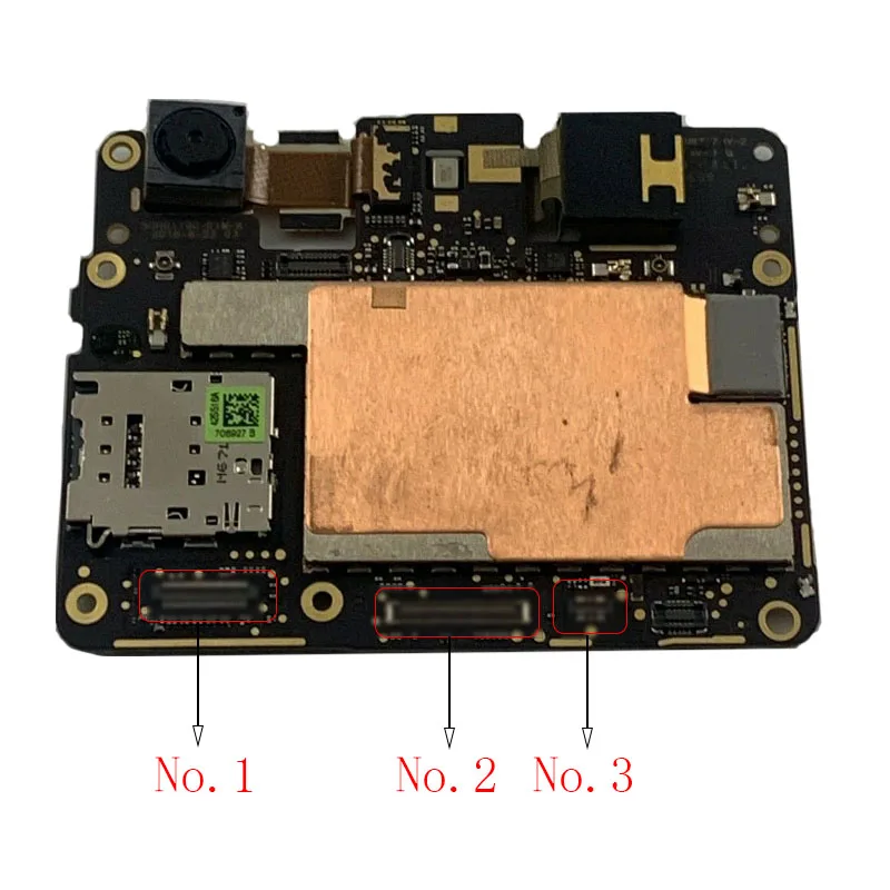 

2PCS 40pin 54pin USB Charger Charging FPC Connector On Motherboard For Google Pixel 1 XL 1XL LCD Display Screen Battery FPC