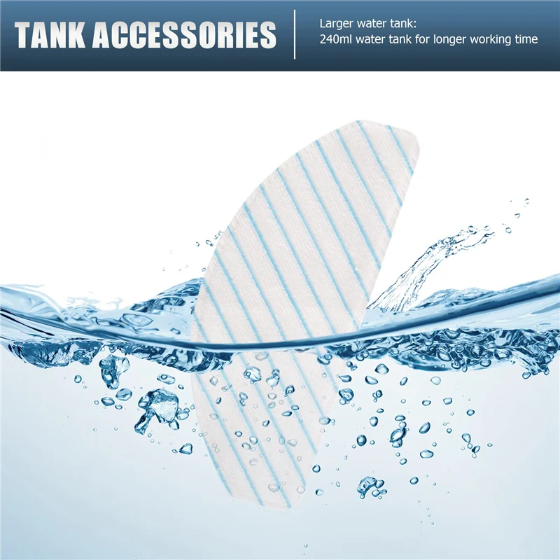 

A35R Water Tank Mopping System With Scrubbing Feature For Deebot T9 Power T9 Max Robot Vacuum Cleaner Parts White