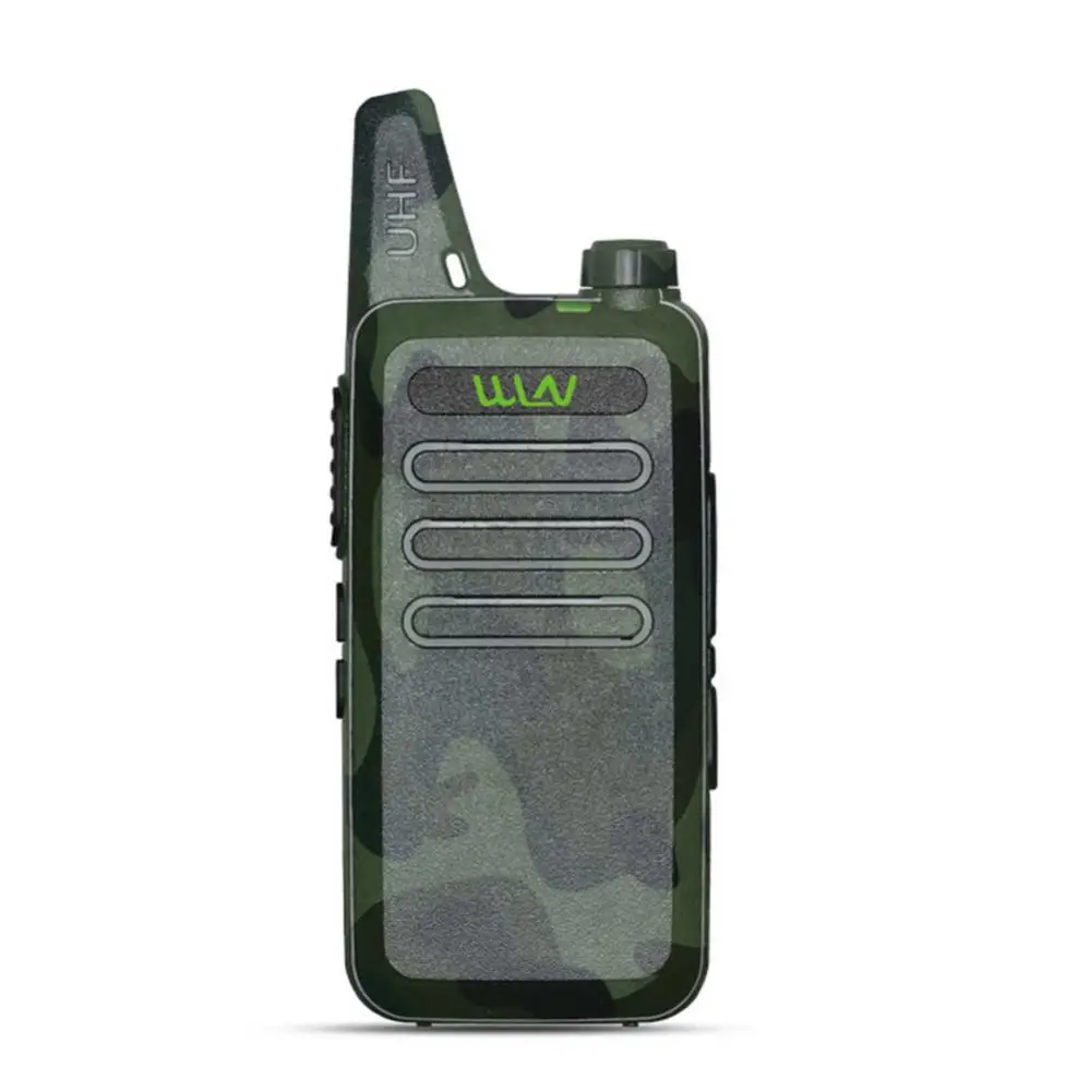 Walkie Talkie portátil com som claro, rádio em dois sentidos, mini carregador USB ultra-fino, interfone sem fio, alta qualidade, KD-C1, 5W