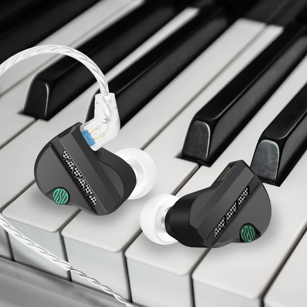 Soratune YI01 Наушники-вкладыши Hi-Fi Новые металлические наушники с ЧПУ с двойным динамическим драйвером и микрофоном 3,5 мм/штекер Type-C 0,78 2pin