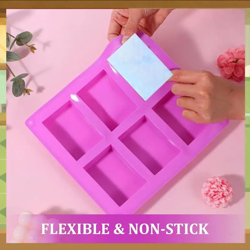 

Silicone Soap Molds Silicone Soap Mold For Homemade Craft Soap Bar Mold, Chocolate Molds-BAAX